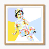 Geometric Dopamine Art | Custom Photo into Vibrant Geometric Dopamine Art