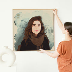 Custom Comic Style Photo Wall Art | Personalized Framed Canvas