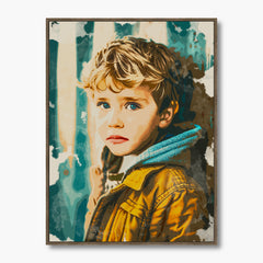 Custom Comic Style Photo Wall Art | Personalized Framed Canvas