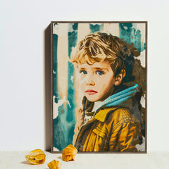 Custom Comic Style Photo Wall Art | Personalized Framed Canvas