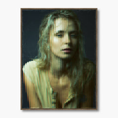 Custom Fractal Glass Photo Wall Art | Framed Canvas from Your Picture