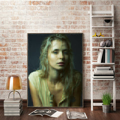 Custom Fractal Glass Photo Wall Art | Framed Canvas from Your Picture