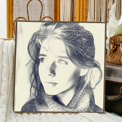 Portrait Sketch | Custom Photo into Elegant Portrait Sketch Art