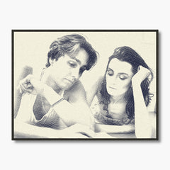 Portrait Sketch | Custom Photo into Elegant Portrait Sketch Art