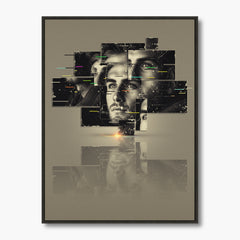 Custom Dislocation Photo Wall Art | Personalized Framed Canvas