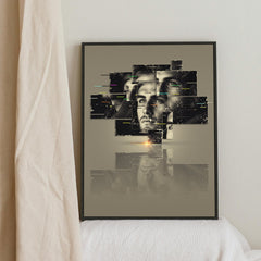 Custom Dislocation Photo Wall Art | Personalized Framed Canvas
