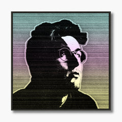 Custom Halftone Vintage Photo Wall Art | Personalized Framed Canvas