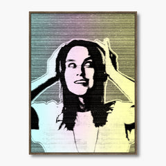 Custom Halftone Vintage Photo Wall Art | Personalized Framed Canvas