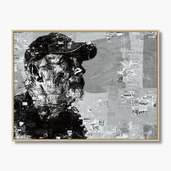 Custom Newspaper Style Photo Wall Art | Personalized Framed Canvas